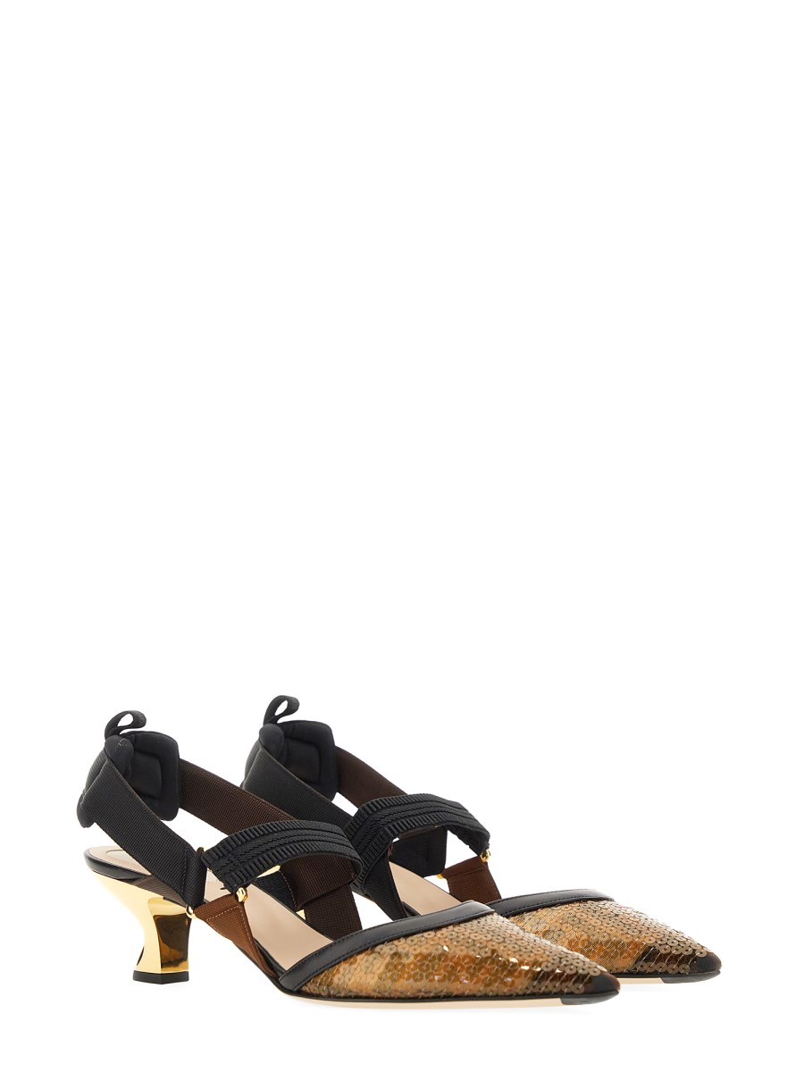 Fendi store slingback heels