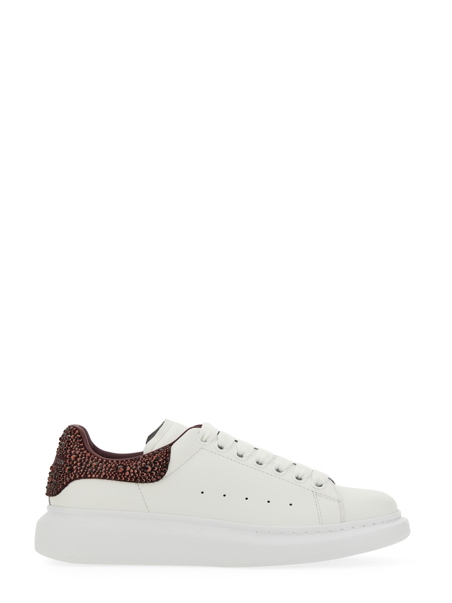 ALEXANDER McQUEEN SNEAKER OVERSIZE IN PELLE