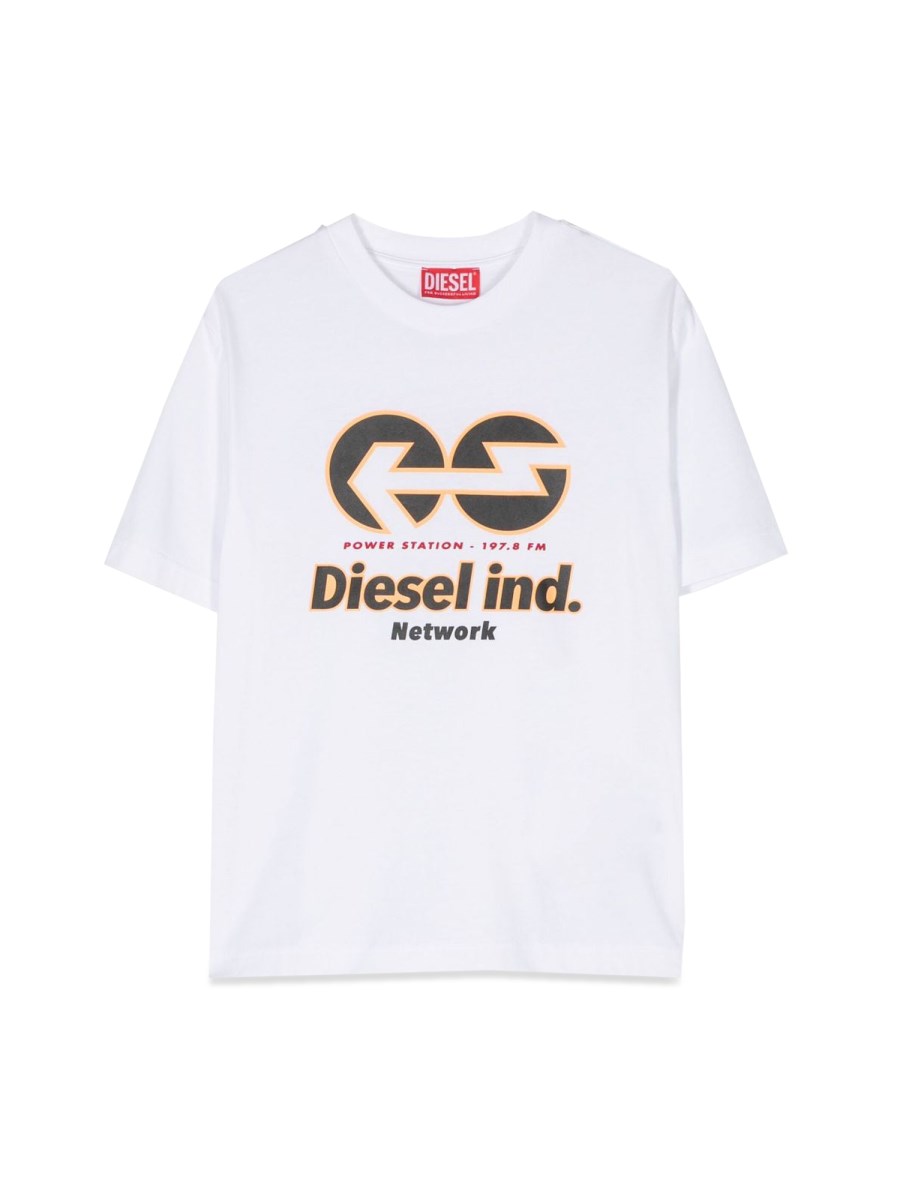 DIESEL KIDS t-shirt over stampa