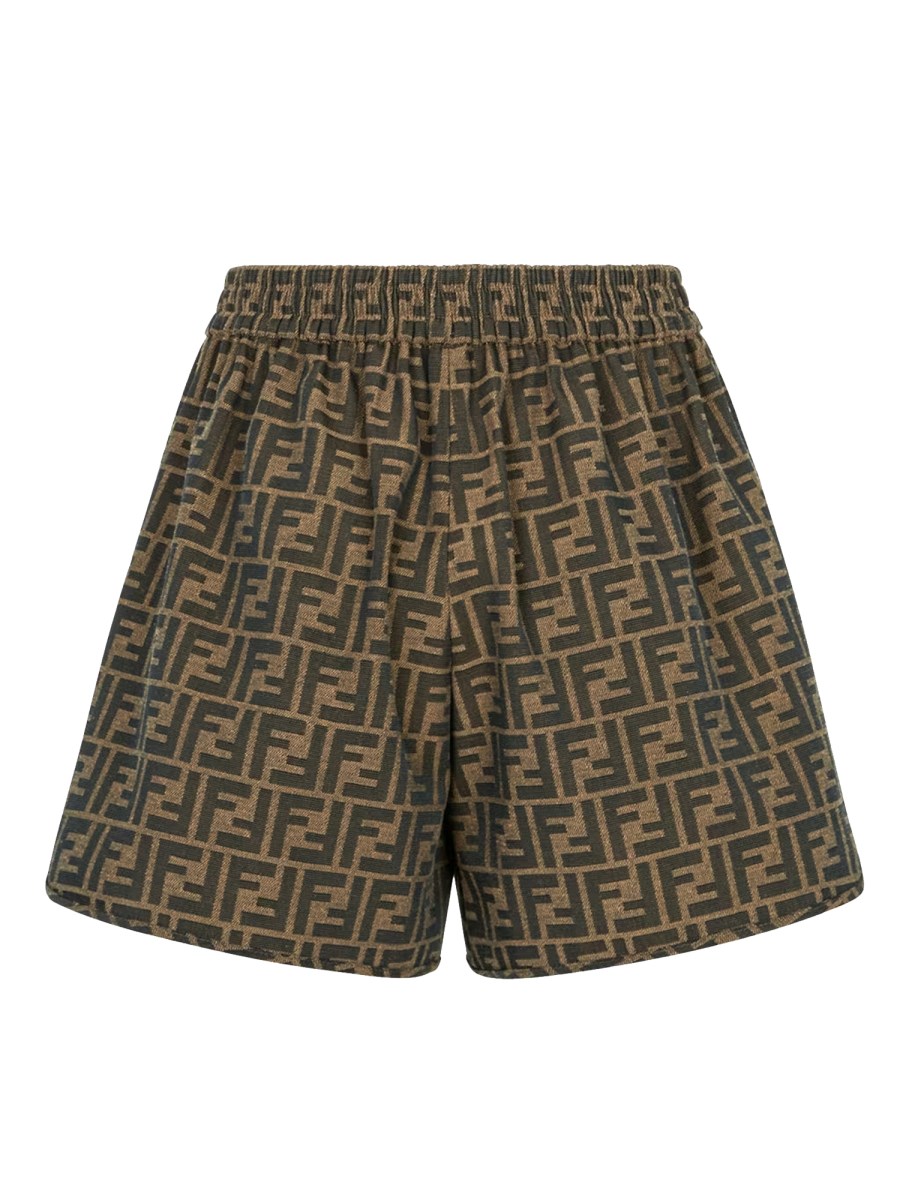 FENDI CANVAS SHORTS Eleonora Bonucci