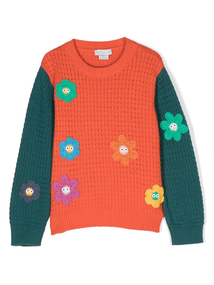 PULL GIROCOLLO FLOWERS
