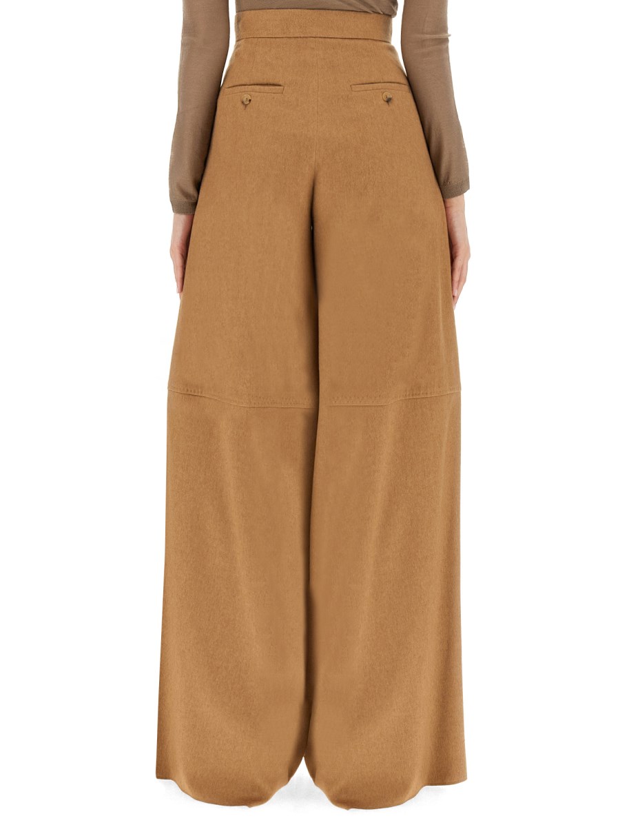 パンツ MAX MARA Camel Axe1234 Wide-Leg Pant MAX MARA - WIDE LEG PANTS IN CAMEL - Eleonora Bonucci