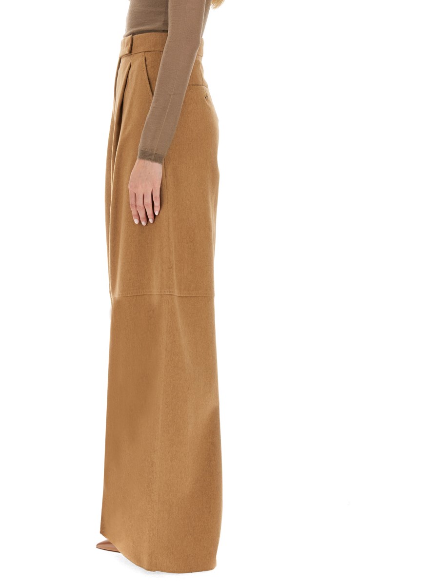 MAX MARA - WIDE LEG PANTS IN CAMEL - Eleonora Bonucci