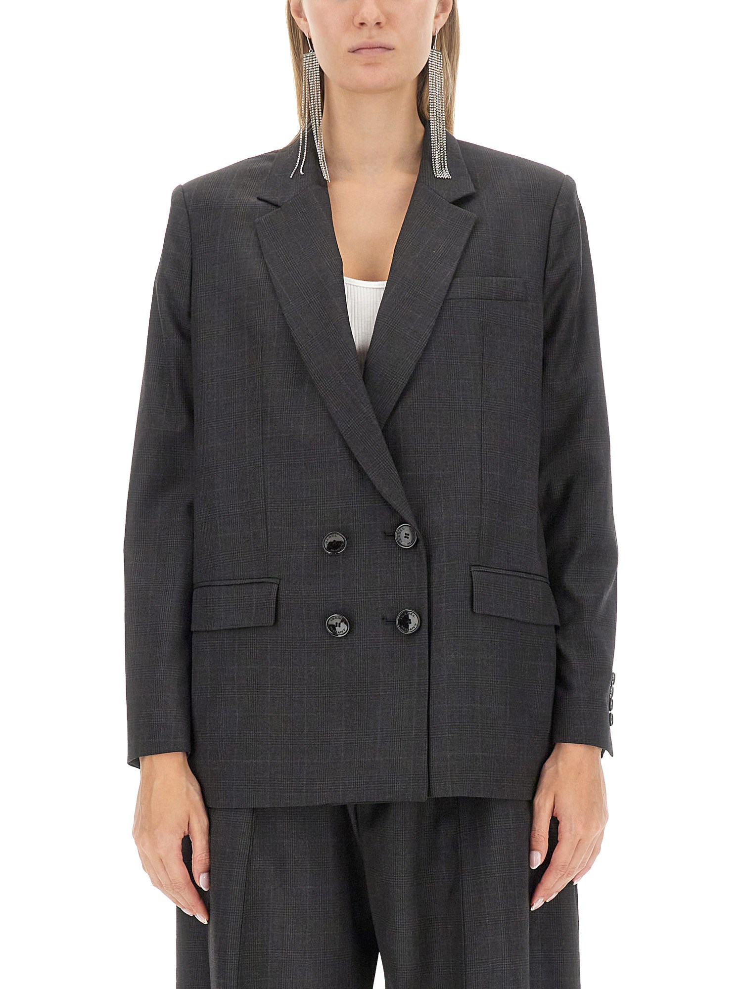 Isabel Marant Manelle Jacket In Gray