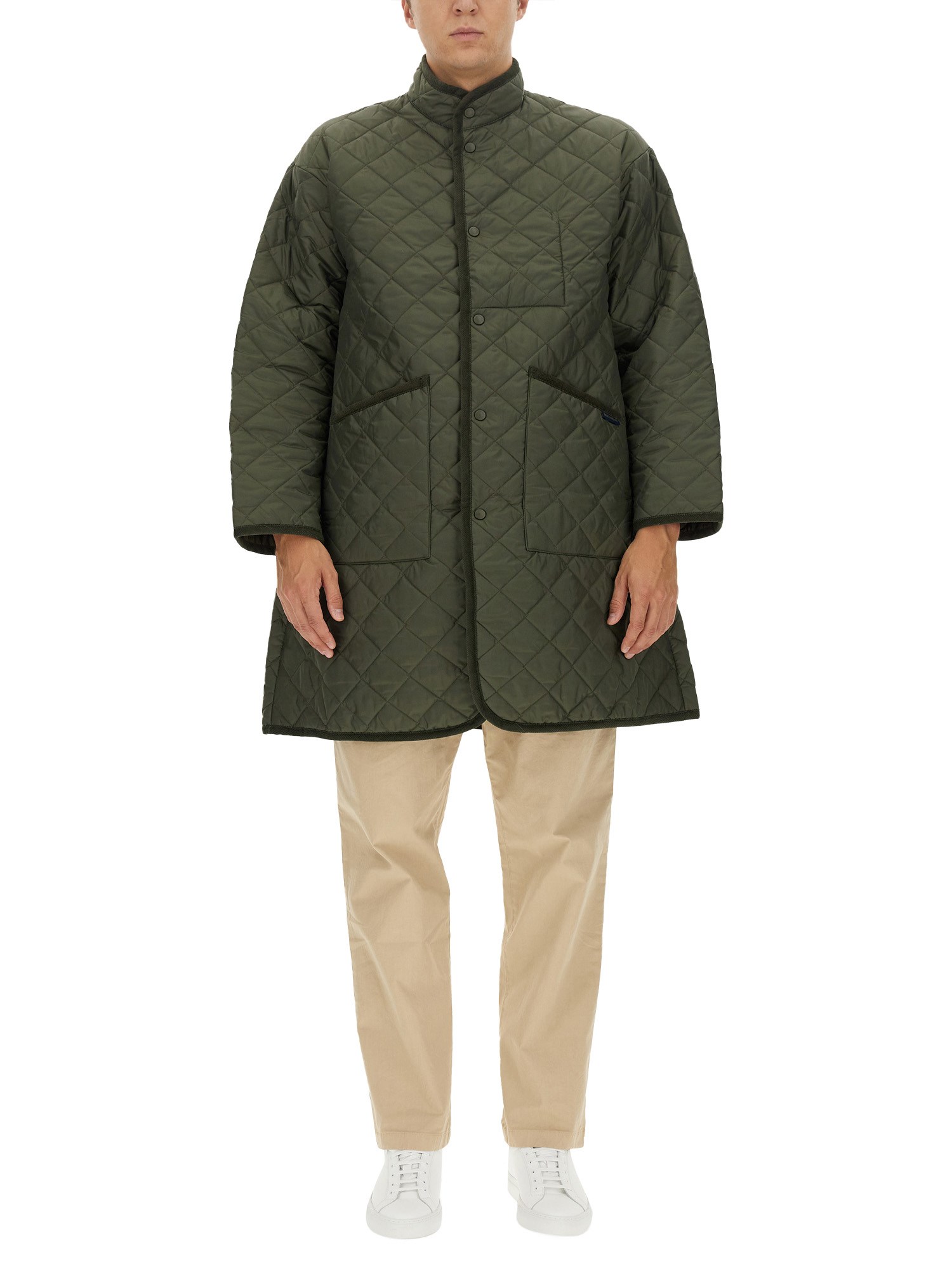 Shop Lavenham "mickfield" Coat In Military Green