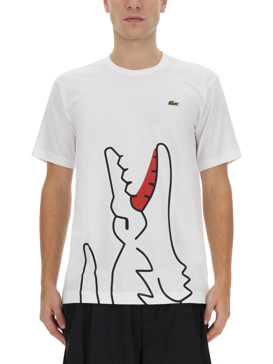 T-SHIRT COMME DES GARCONS SHIRT X LACOSTE