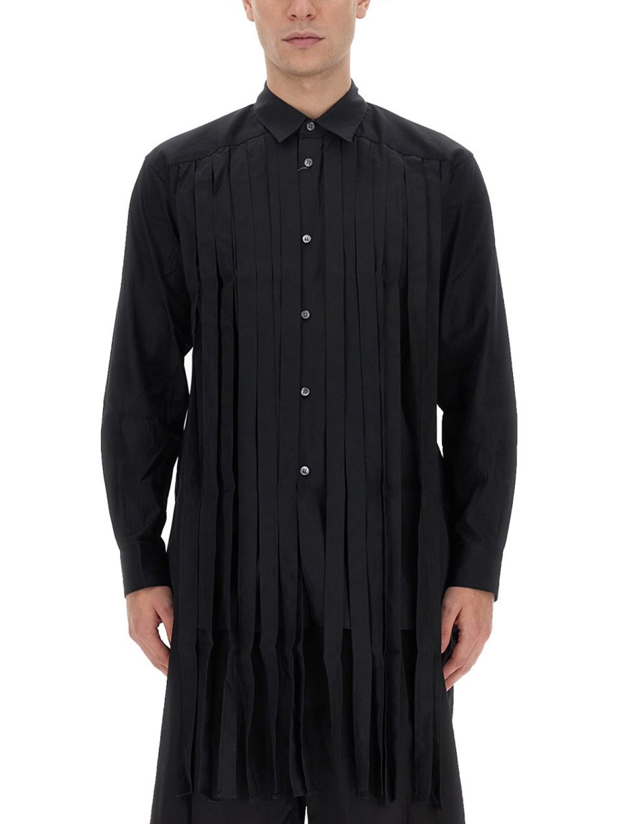 COMME DES GARCONS SHIRT CAMICIA CON FRANGE