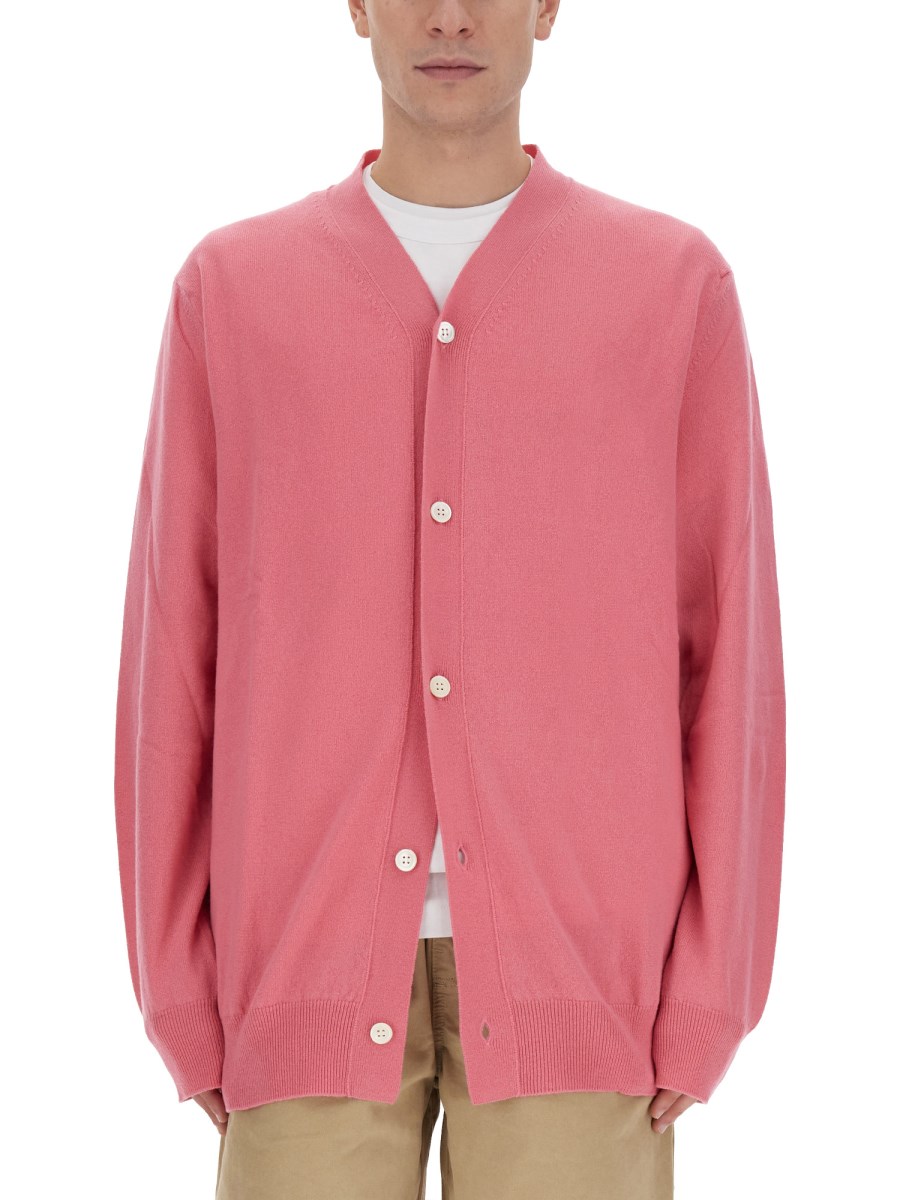 COMME DES GARCONS SHIRT CARDIGAN IN LANA