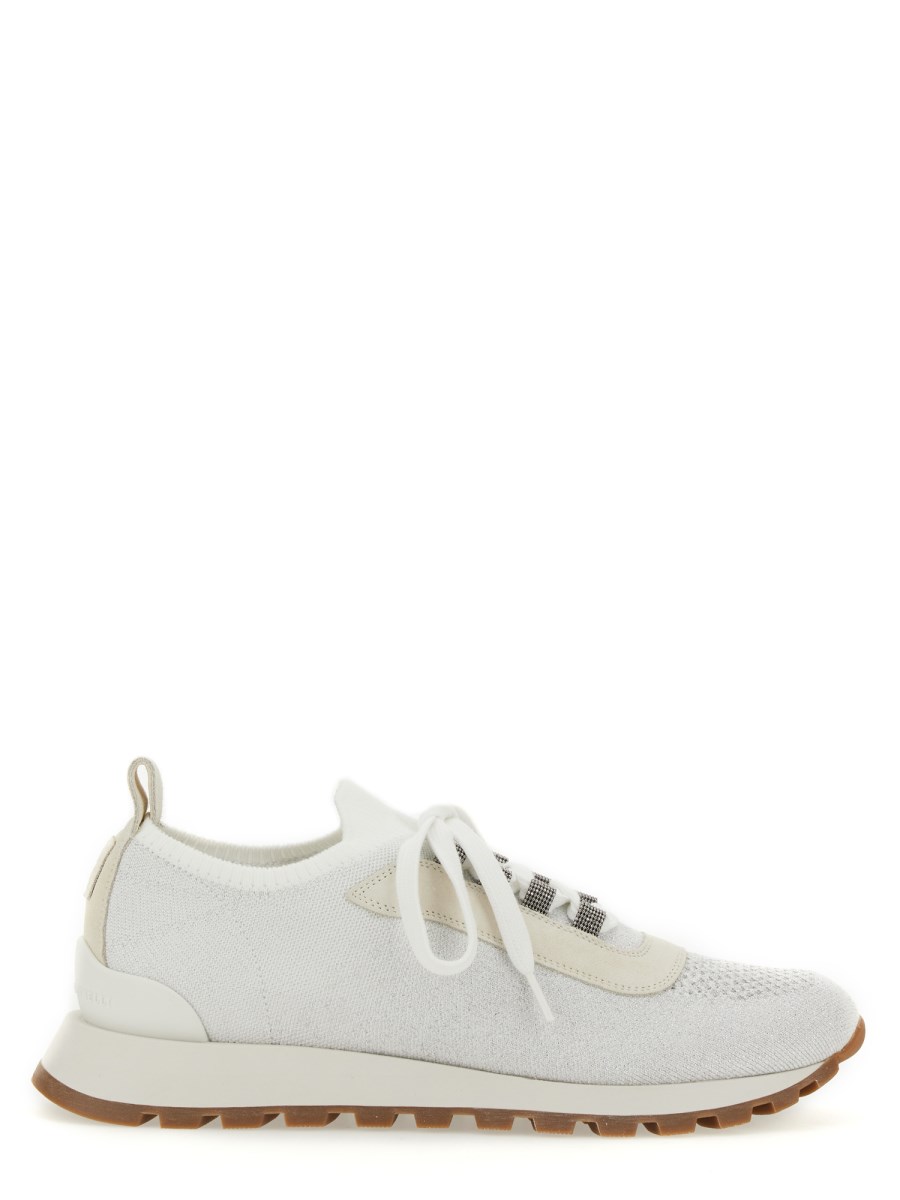 BRUNELLO CUCINELLI SNEAKER IN MAGLIA