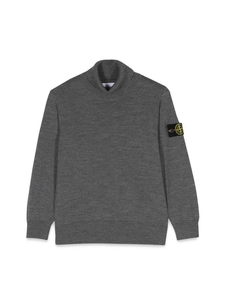 STONE ISLAND PULL COLLO ALTO IN LANA