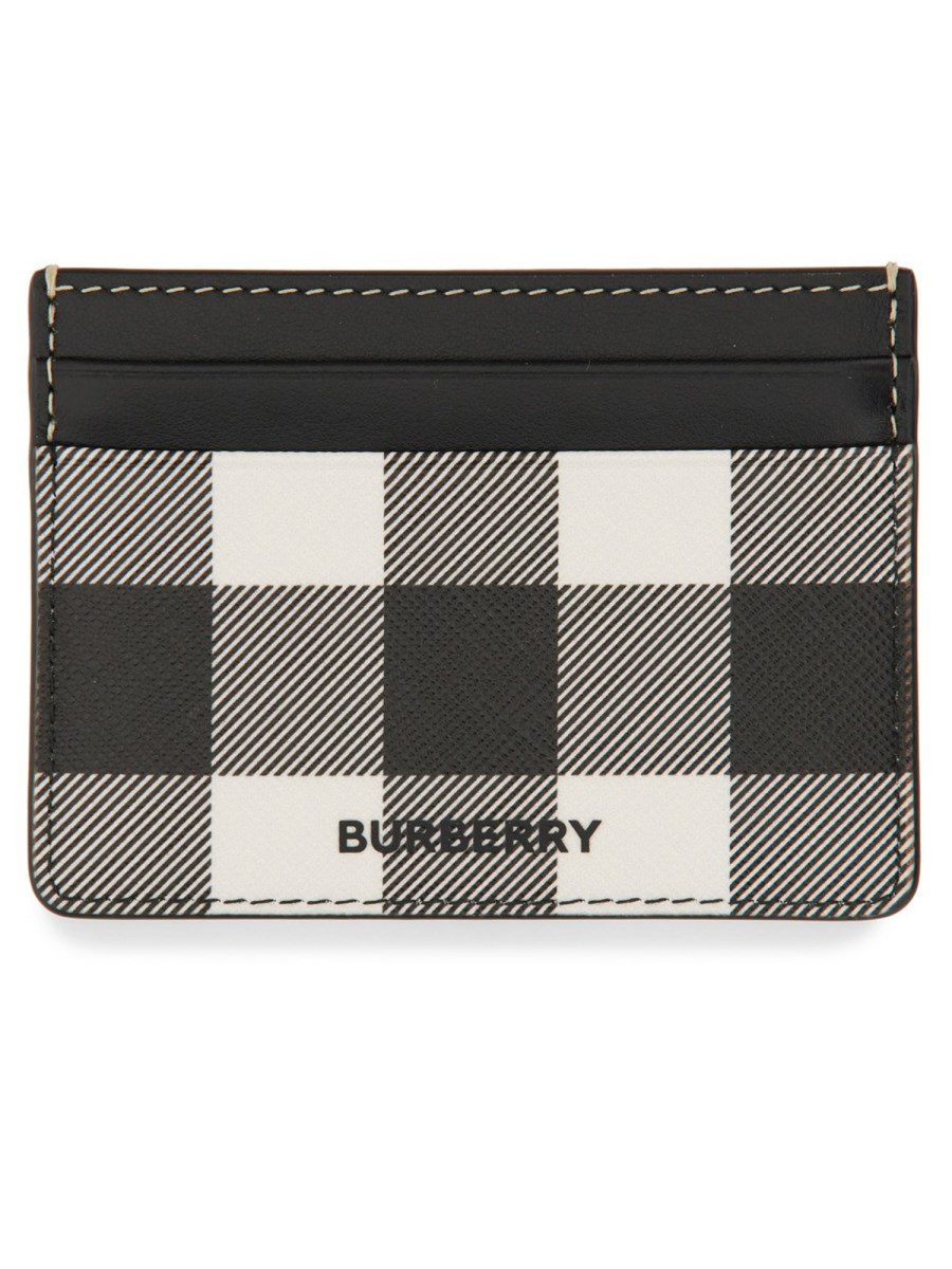 Burberry black card holder online