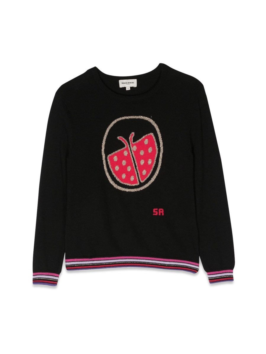 SONIA RYKIEL pull girocollo coccinella