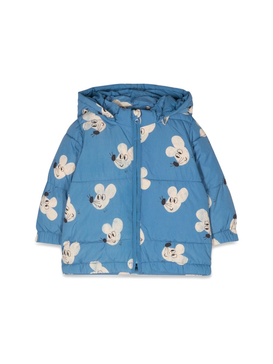 mouse allover hooded anorak