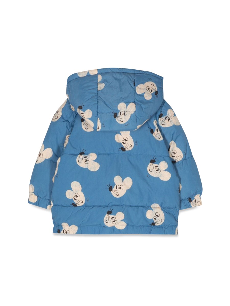 mouse allover hooded anorak