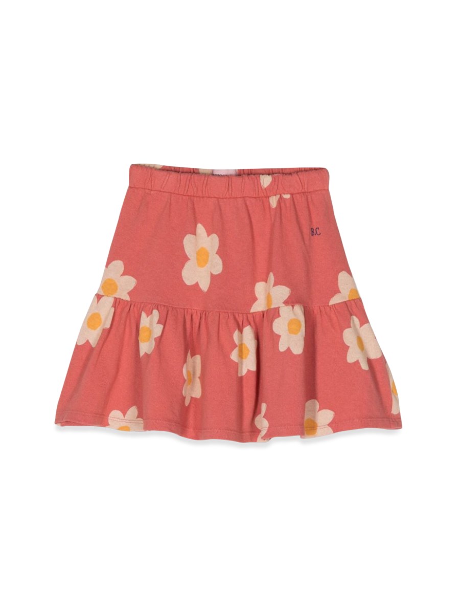 retro flowers allover skirt
