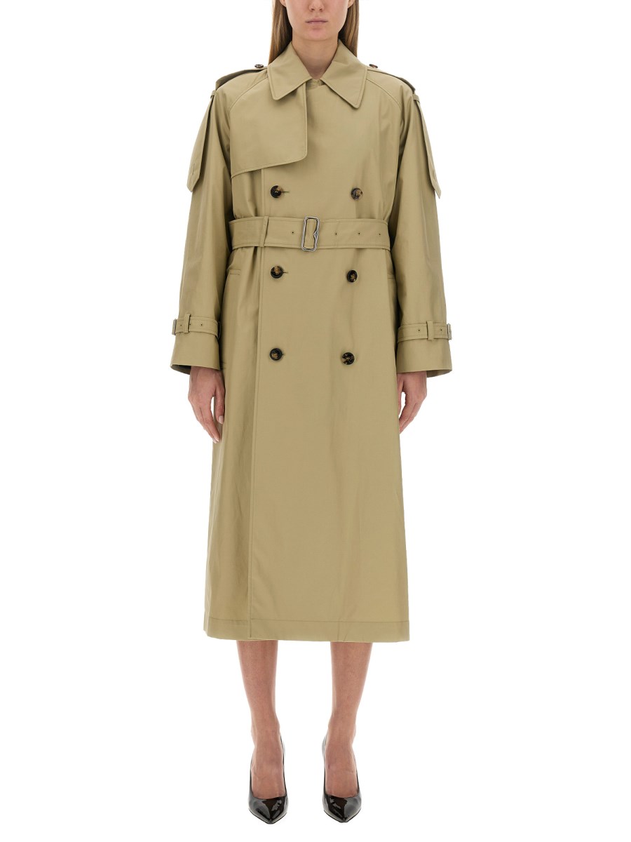 BURBERRY CASTLEFORD LONG COTTON TRENCH COAT Eleonora Bonucci