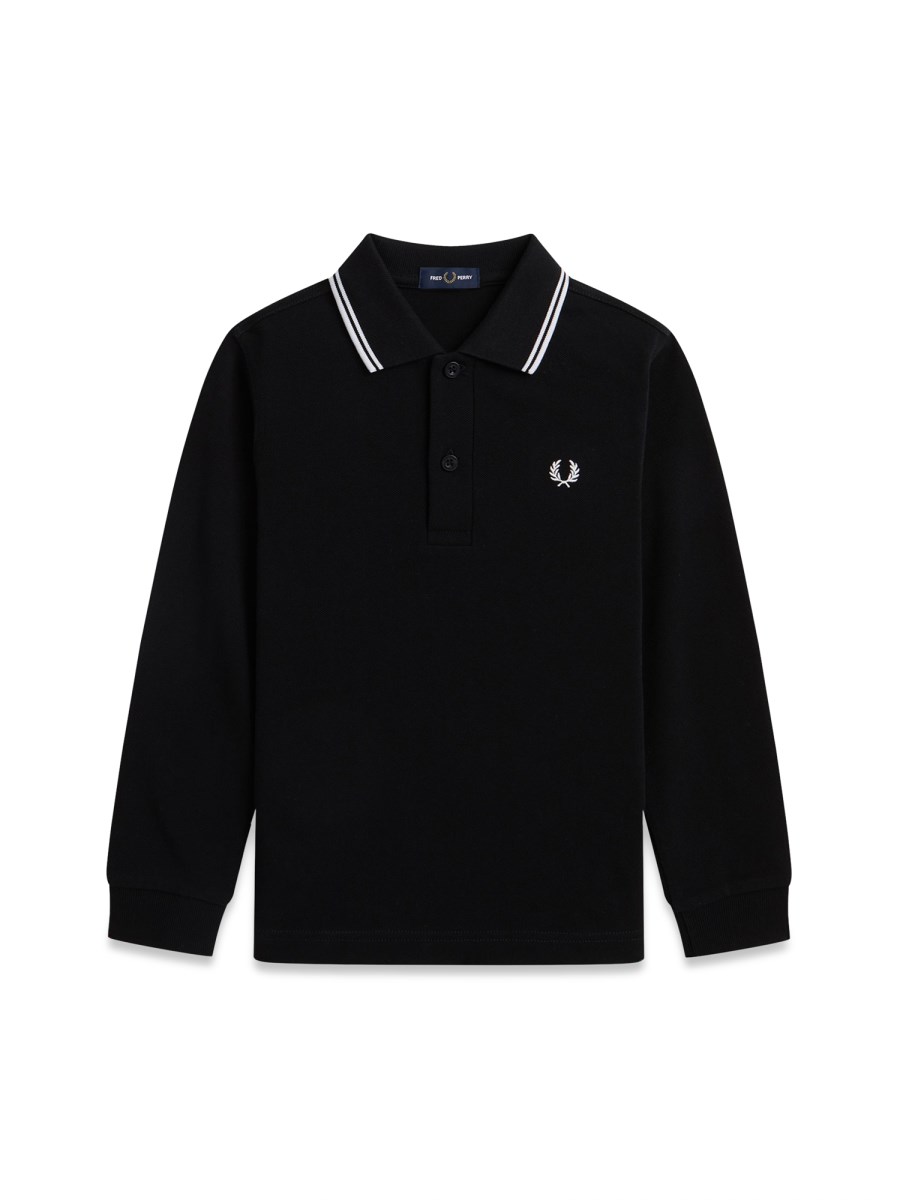 twin tipped ls polo shirt