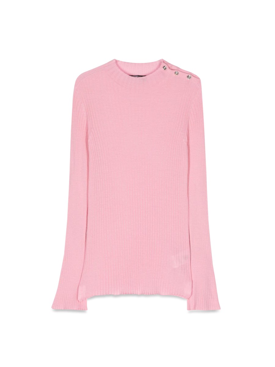 VERSACE knit sweater rib serie