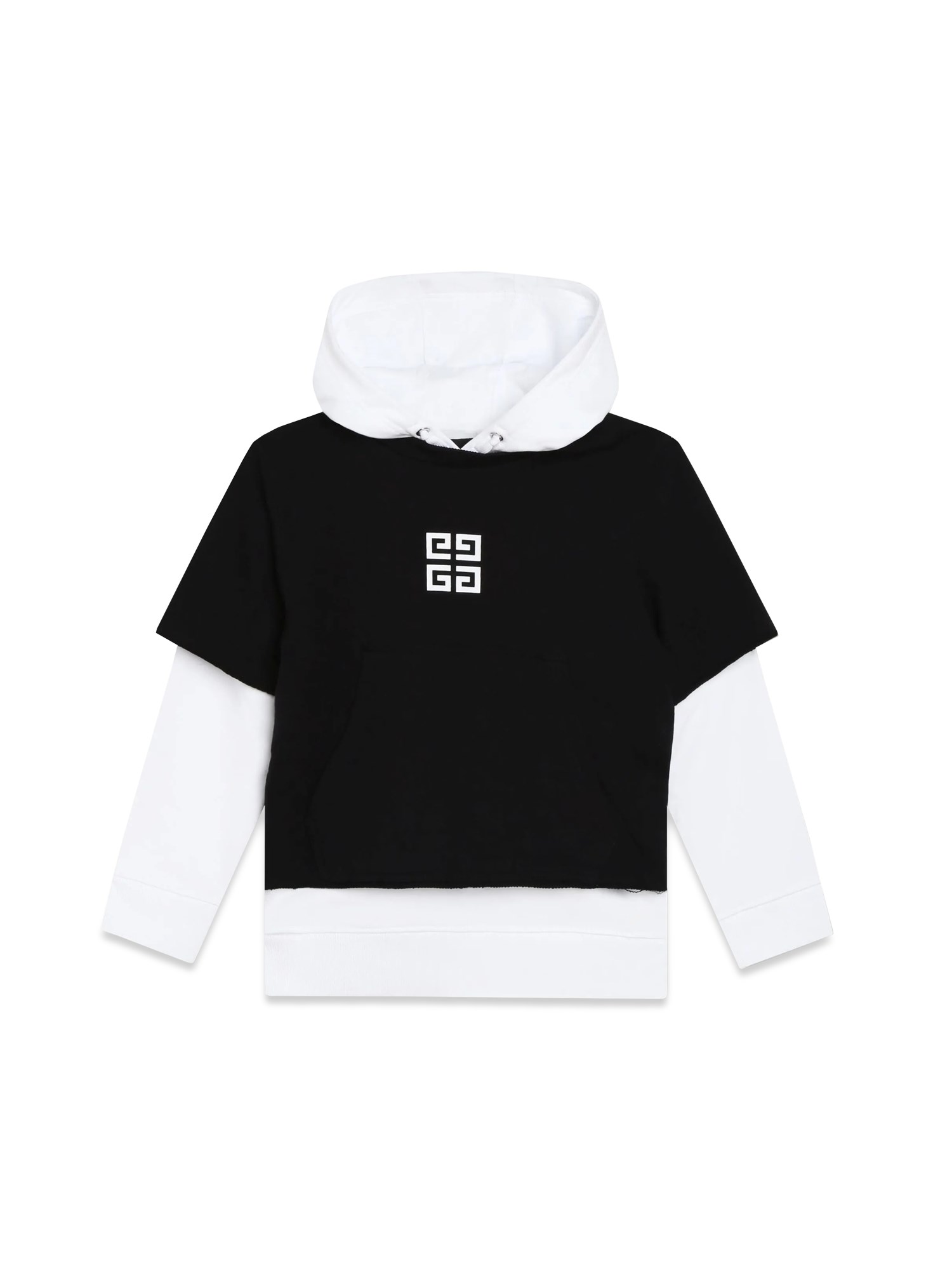 givenchy 4g hoodie with contrasting hood and sleeves