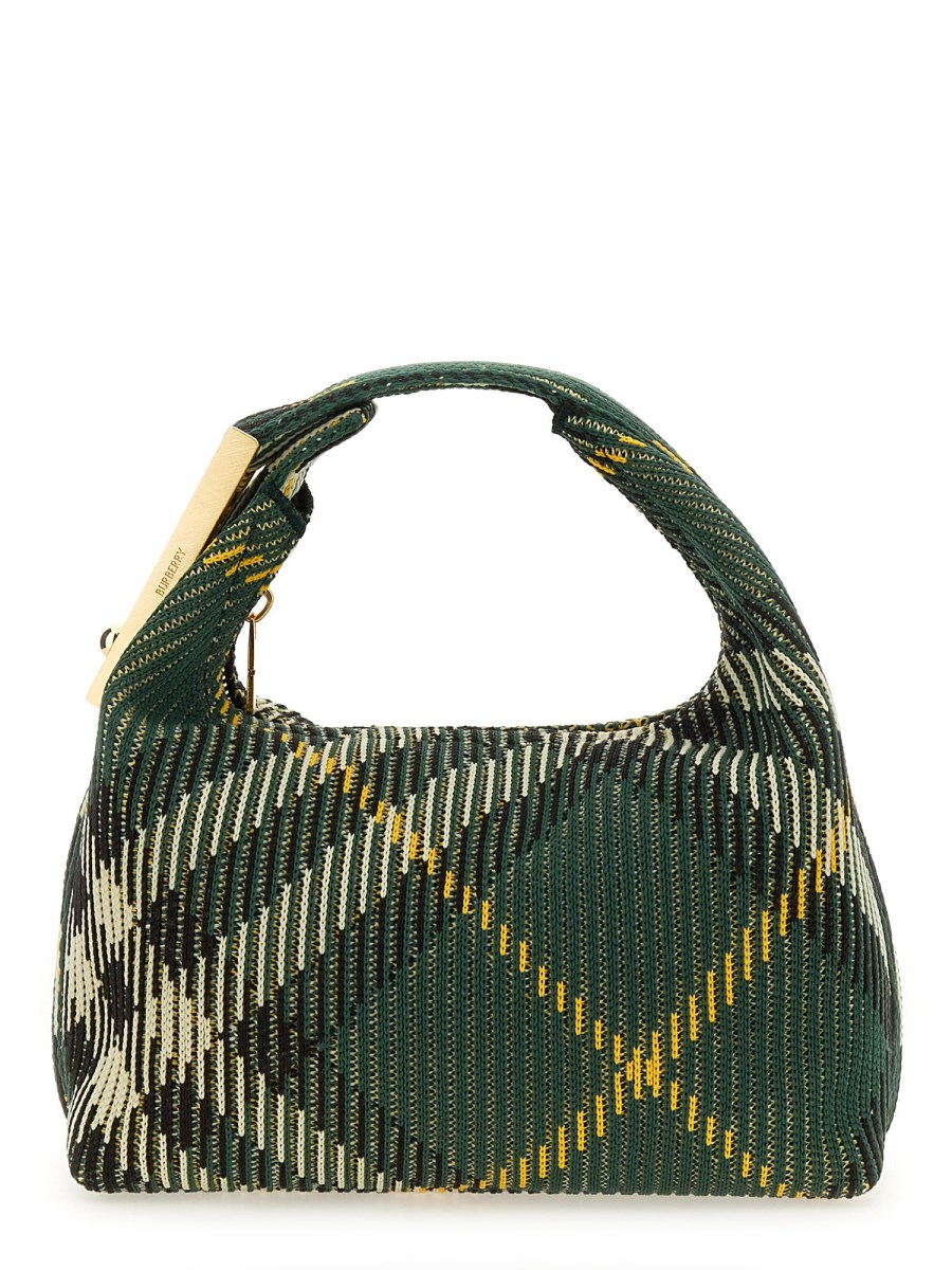 BURBERRY BORSA PEG MINI IN CHECK