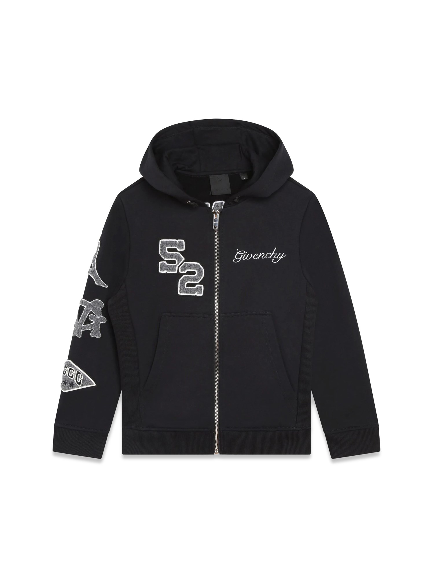 givenchy zipper hoodie
