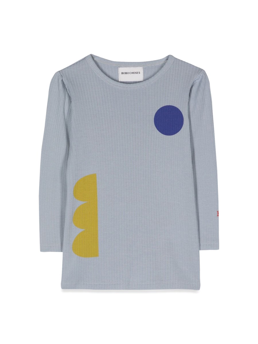 BOBO CHOSES geometric shape balloon sleeve t-shirt