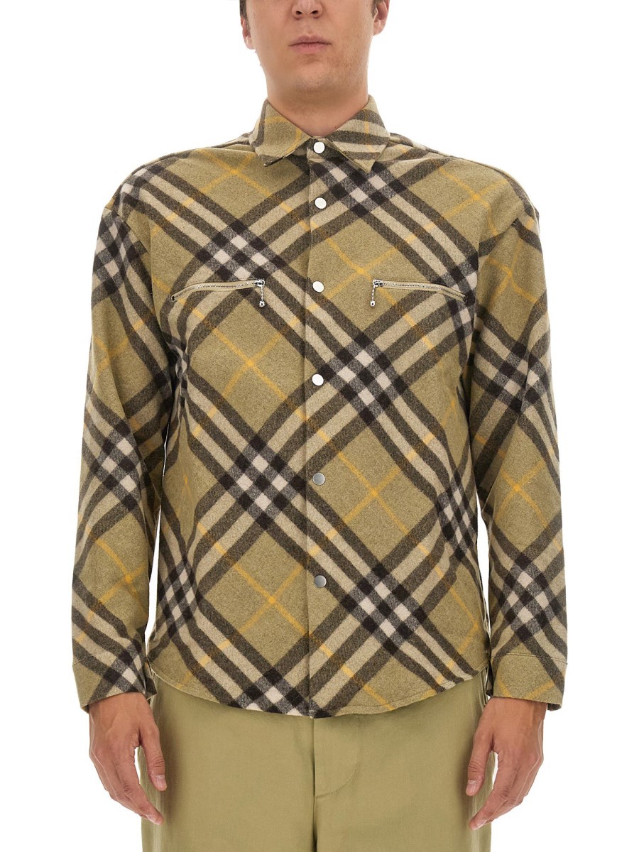 BURBERRY WOOL SHIRT Eleonora Bonucci