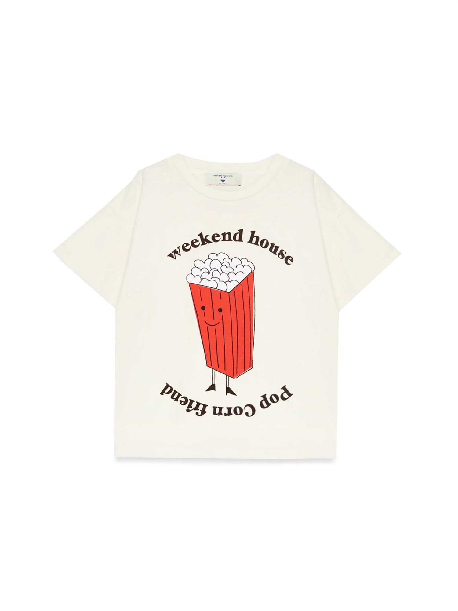 weekend house kids popcorn tshirt