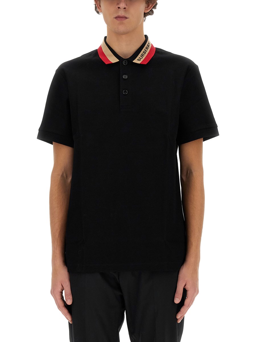 BURBERRY POLO IN COTONE