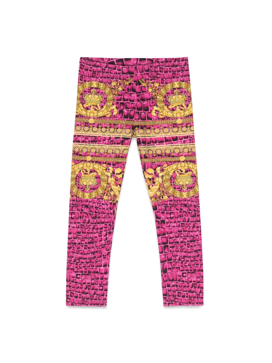 VERSACE leggings barocco cocco jersey