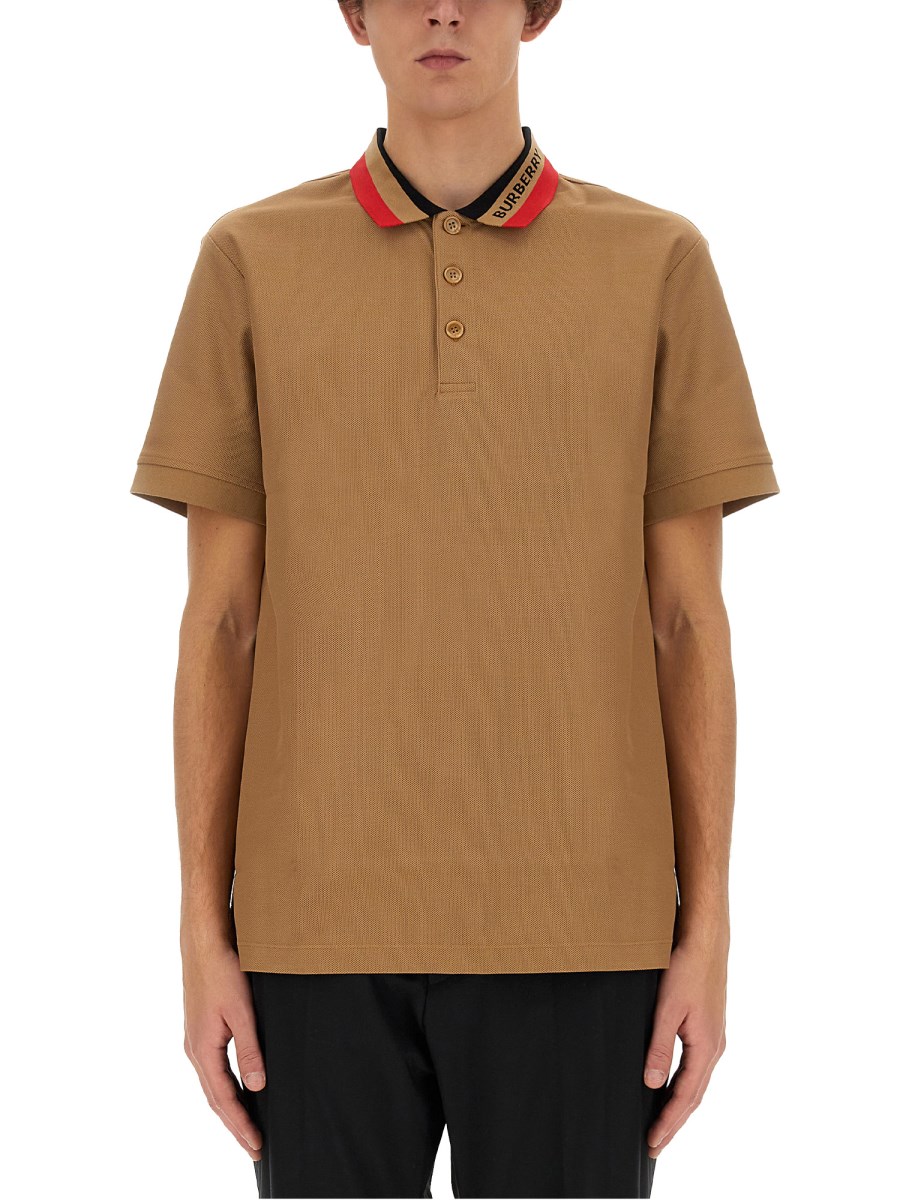 BURBERRY POLO IN COTONE