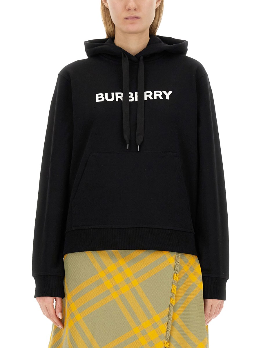 BURBERRY FELPA CON LOGO