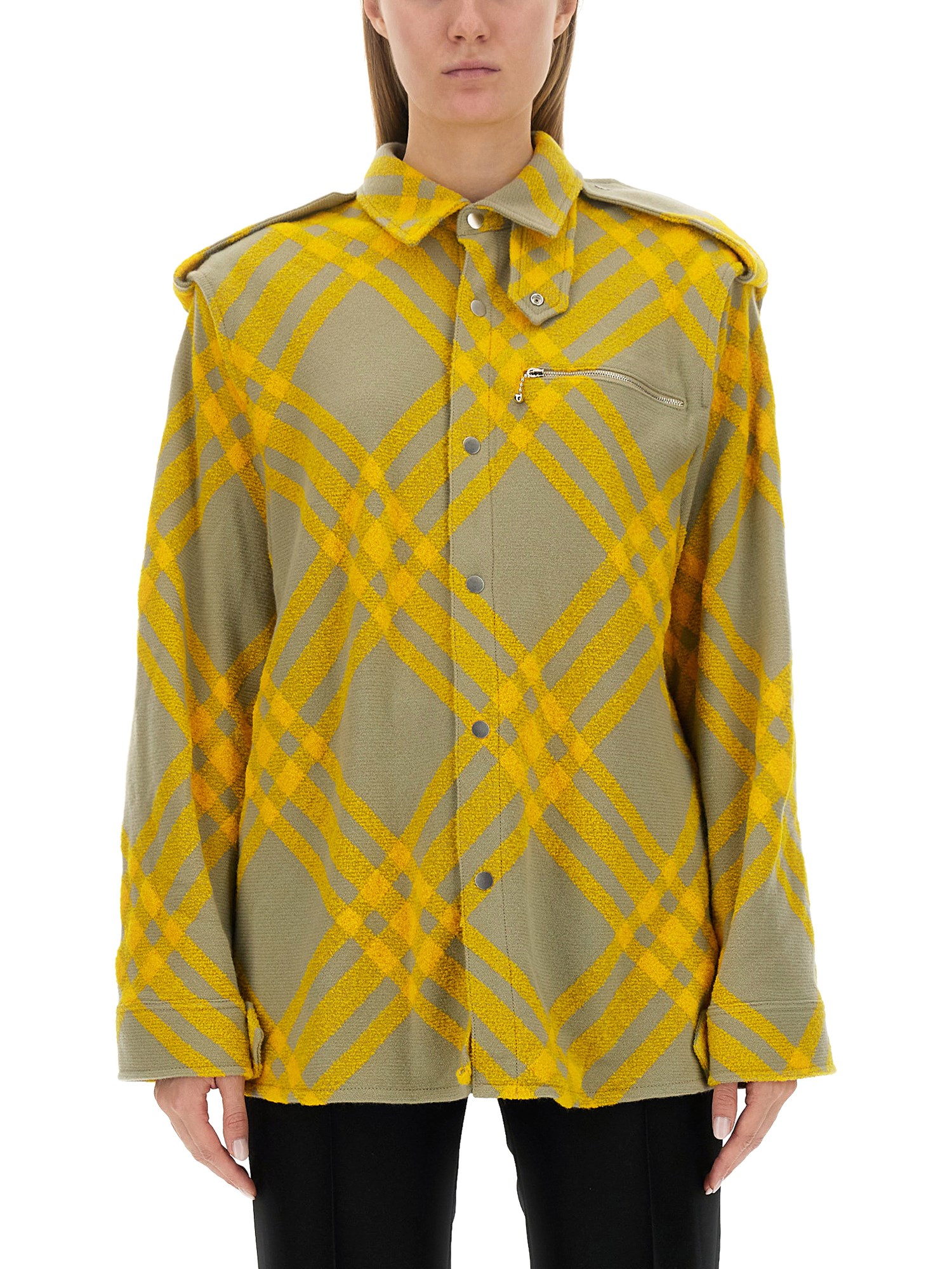 burberry shirt with check pattern