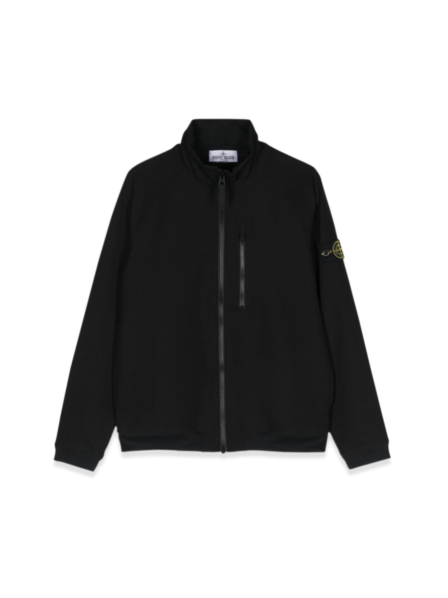 STONE ISLAND felpa con zip