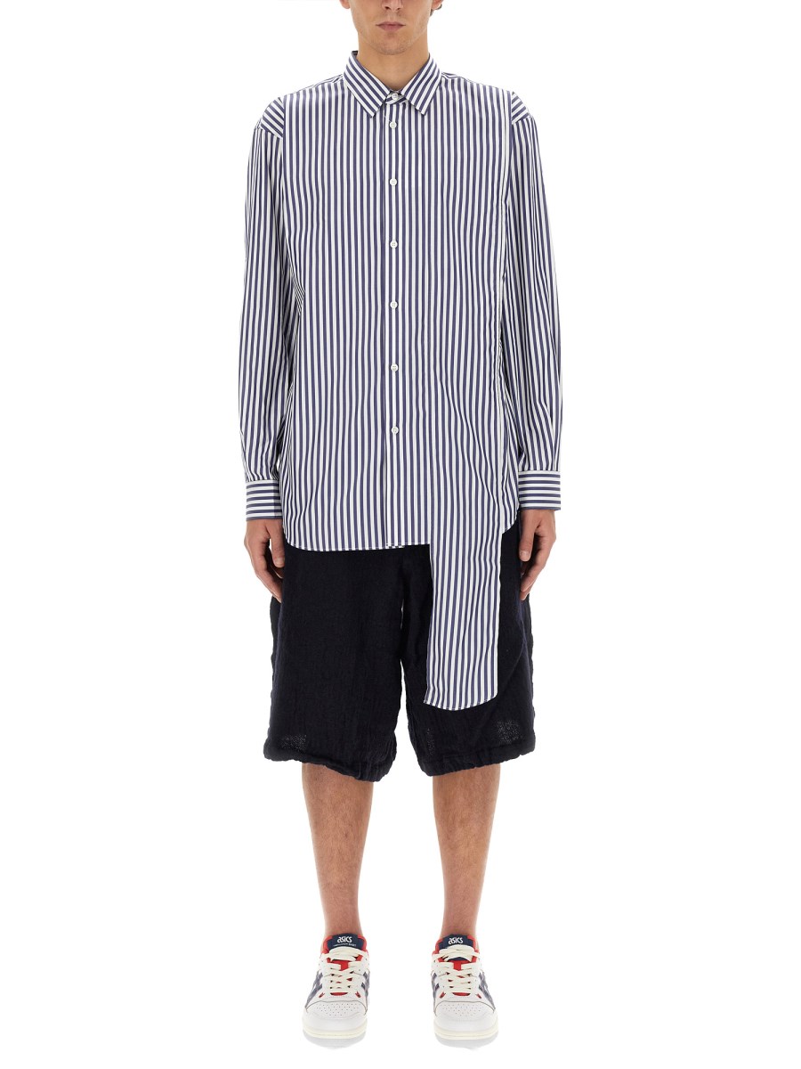 COMME DES GARCONS SHIRT CAMICIA ASIMMETRICA