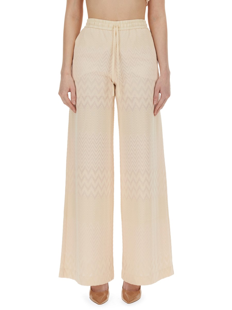 MISSONI PANTALONE WIDE LEG