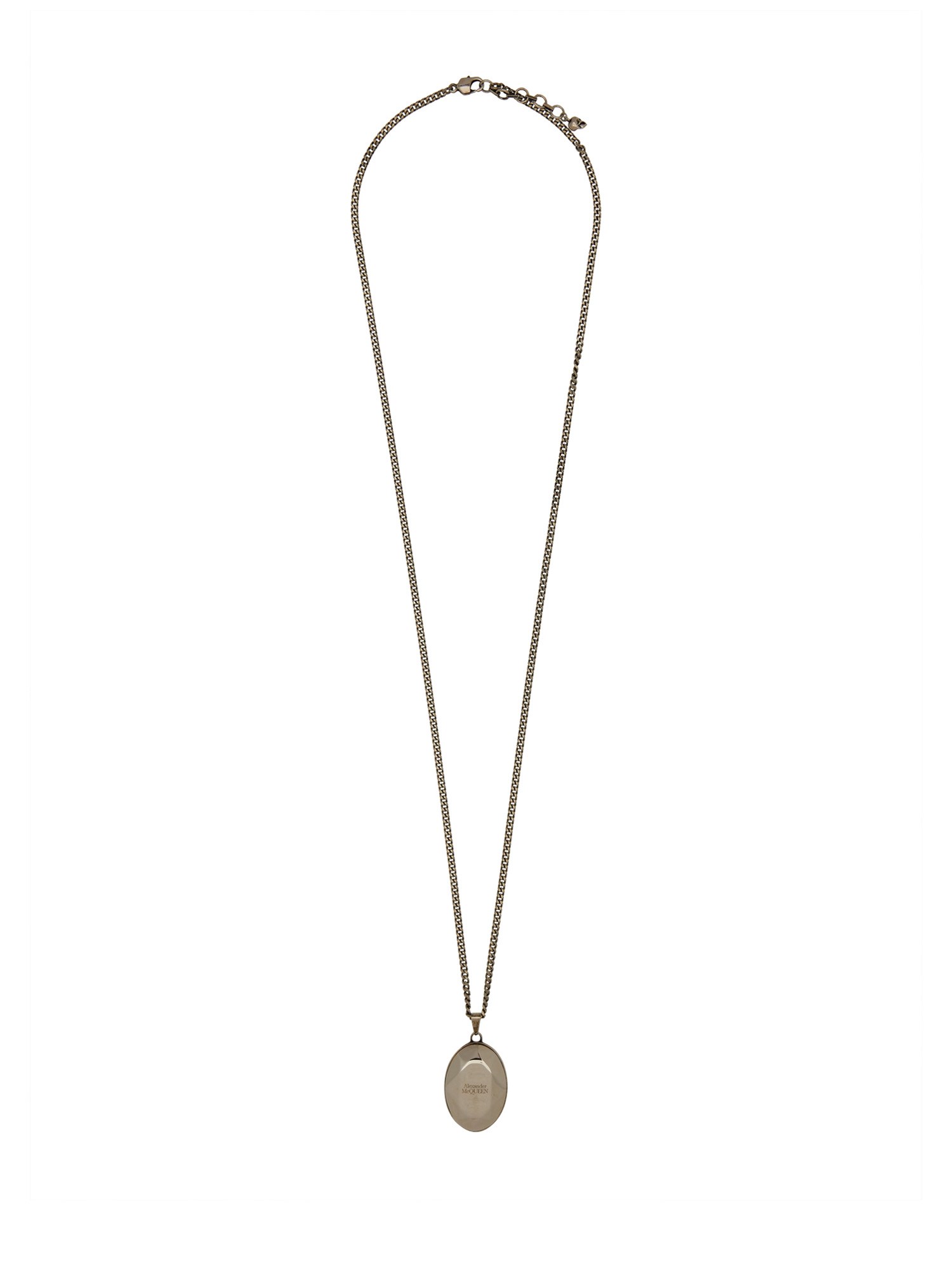 alexander mcqueen faceted stone necklace