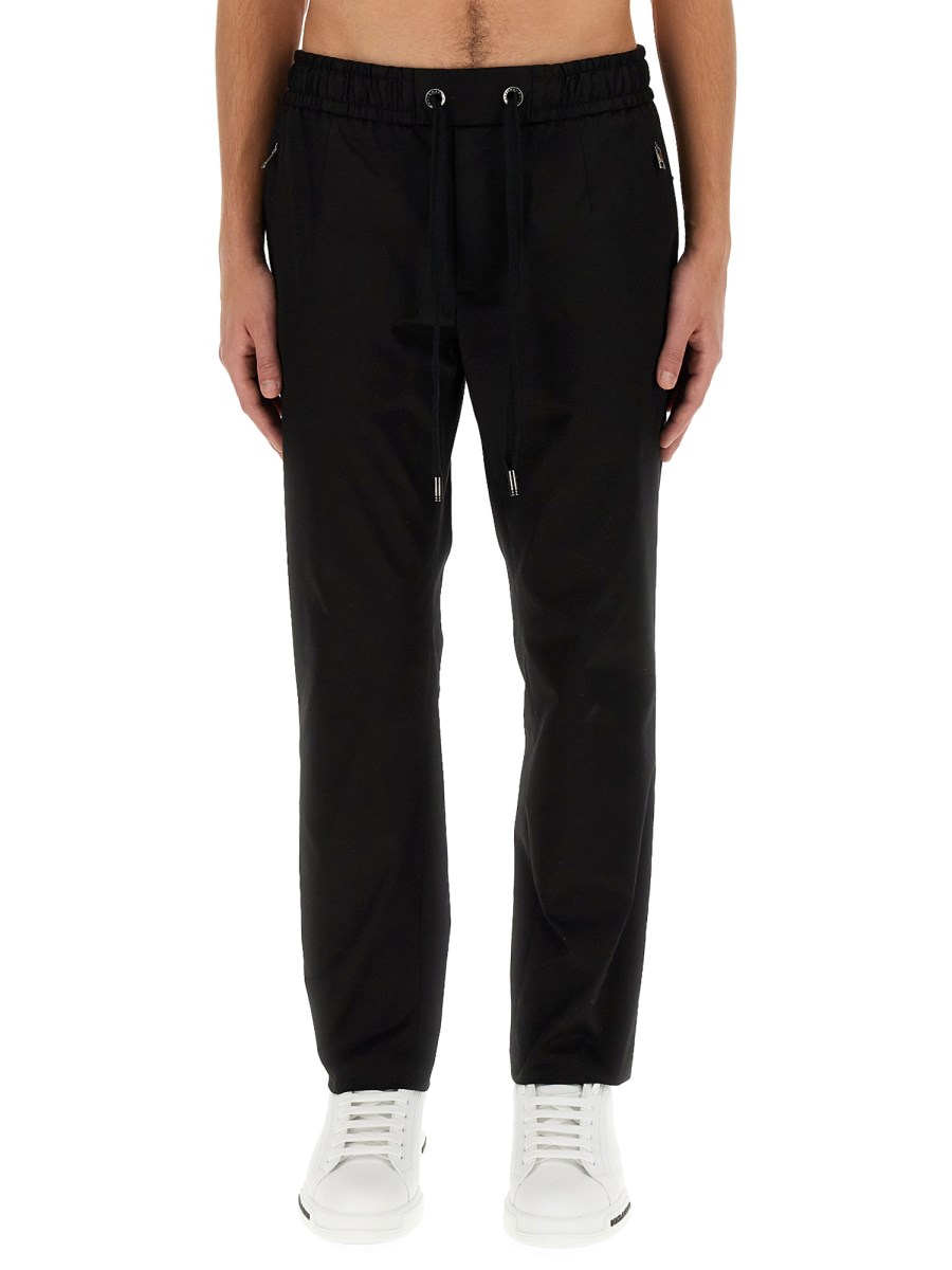 DOLCE & GABBANA PANTALONE JOGGING CON PLACCA