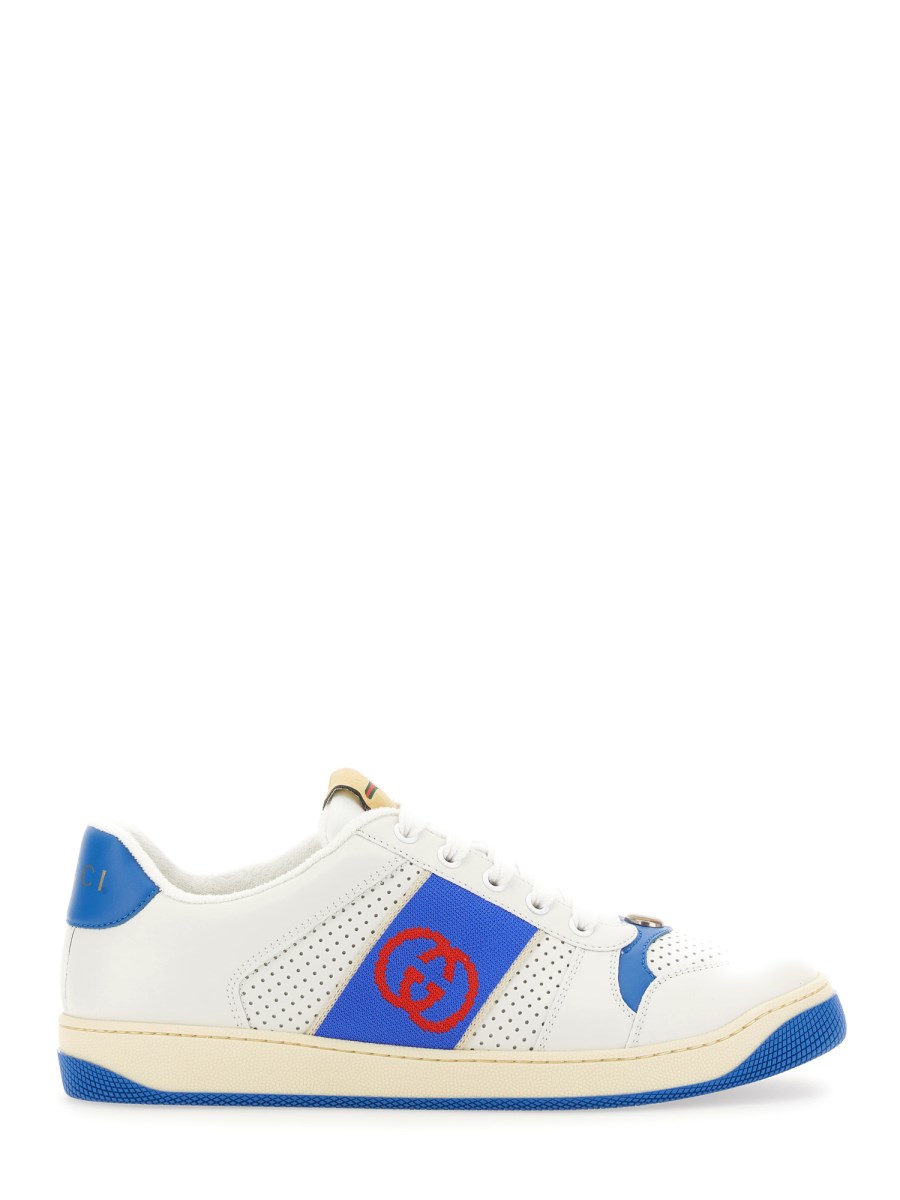 GUCCI SNEAKER IN PELLE CON LOGO