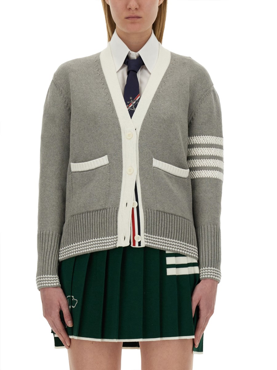 THOM BROWNE CARDIGAN "4BAR STRIPE"