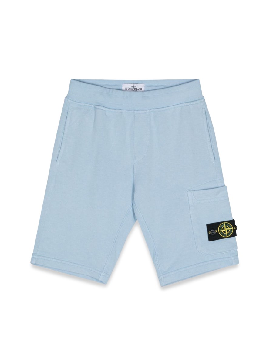 STONE ISLAND felpa bermuda - blue