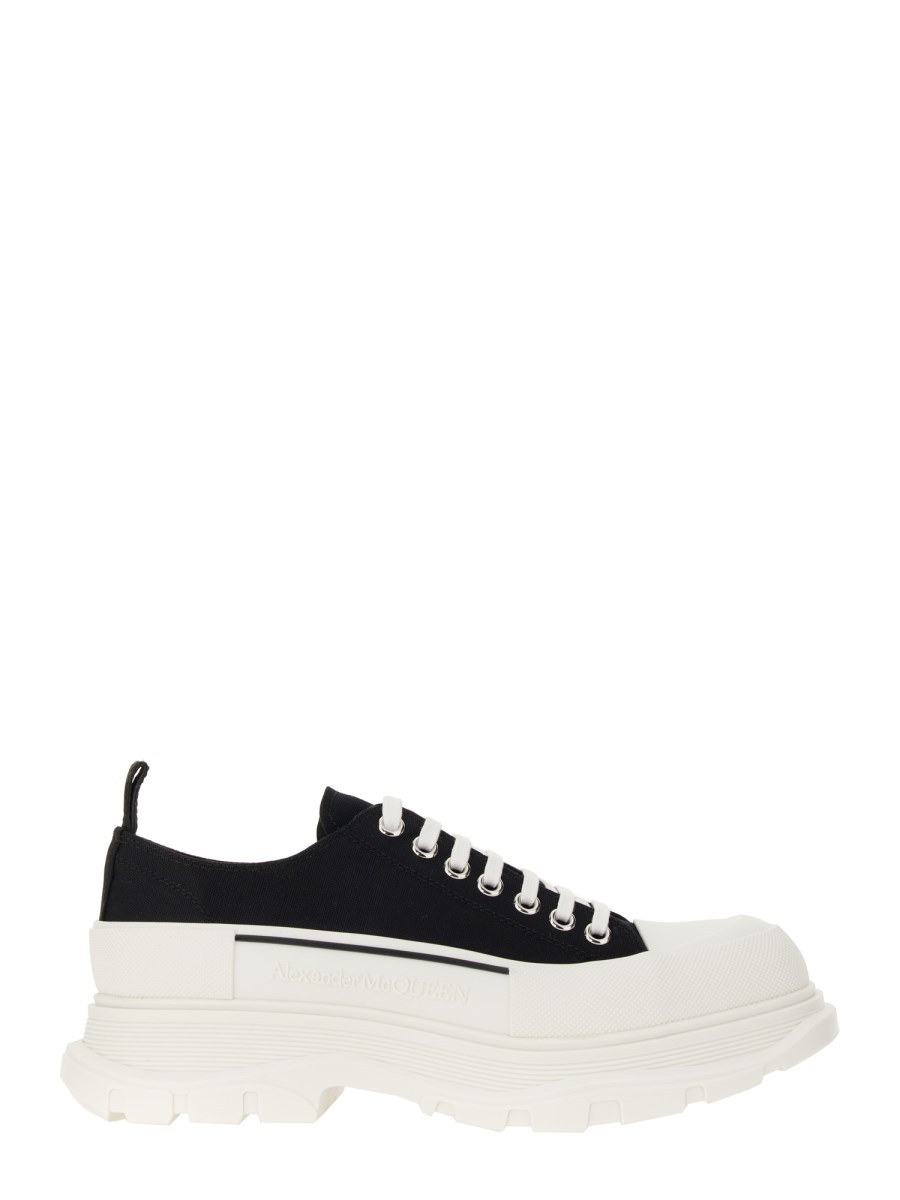 ALEXANDER McQUEEN SNEAKER "TREAD SLICK" IN TELA