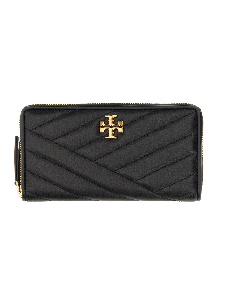 TORY BURCH PORTAFOGLIO CONTINENTAL "KIRA" IN PELLE CHEVRON