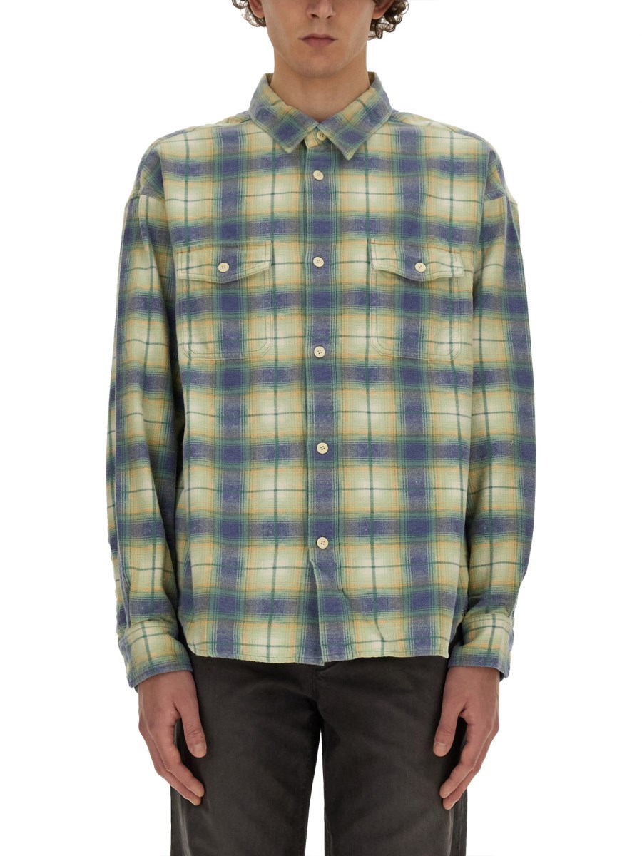 VISVIM - COTTON PLAID SHIRT - Eleonora Bonucci