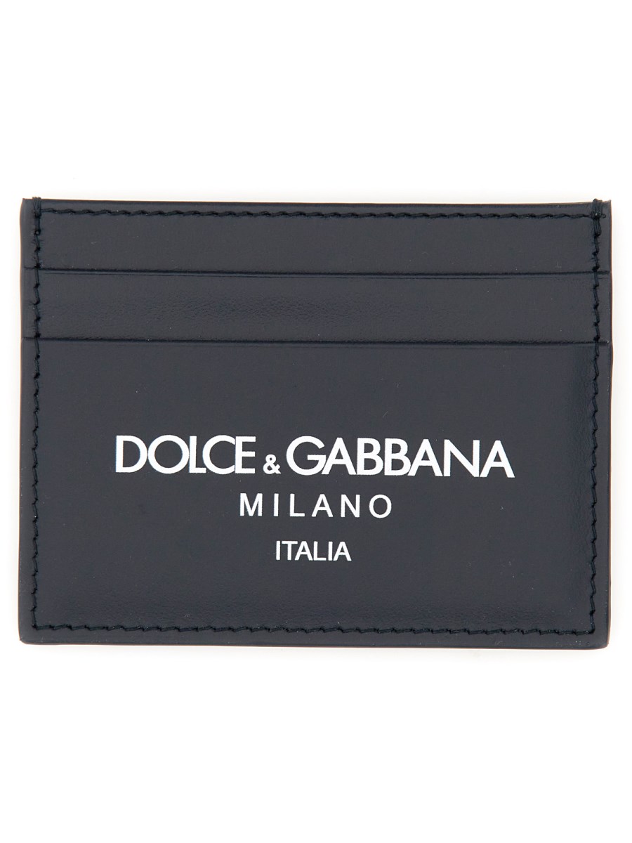 DOLCE & GABBANA PORTACARTE IN PELLE