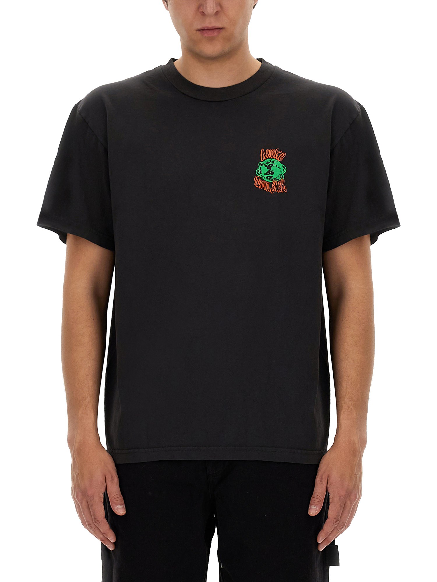 Awake Ny Crawford T-shirt In Black