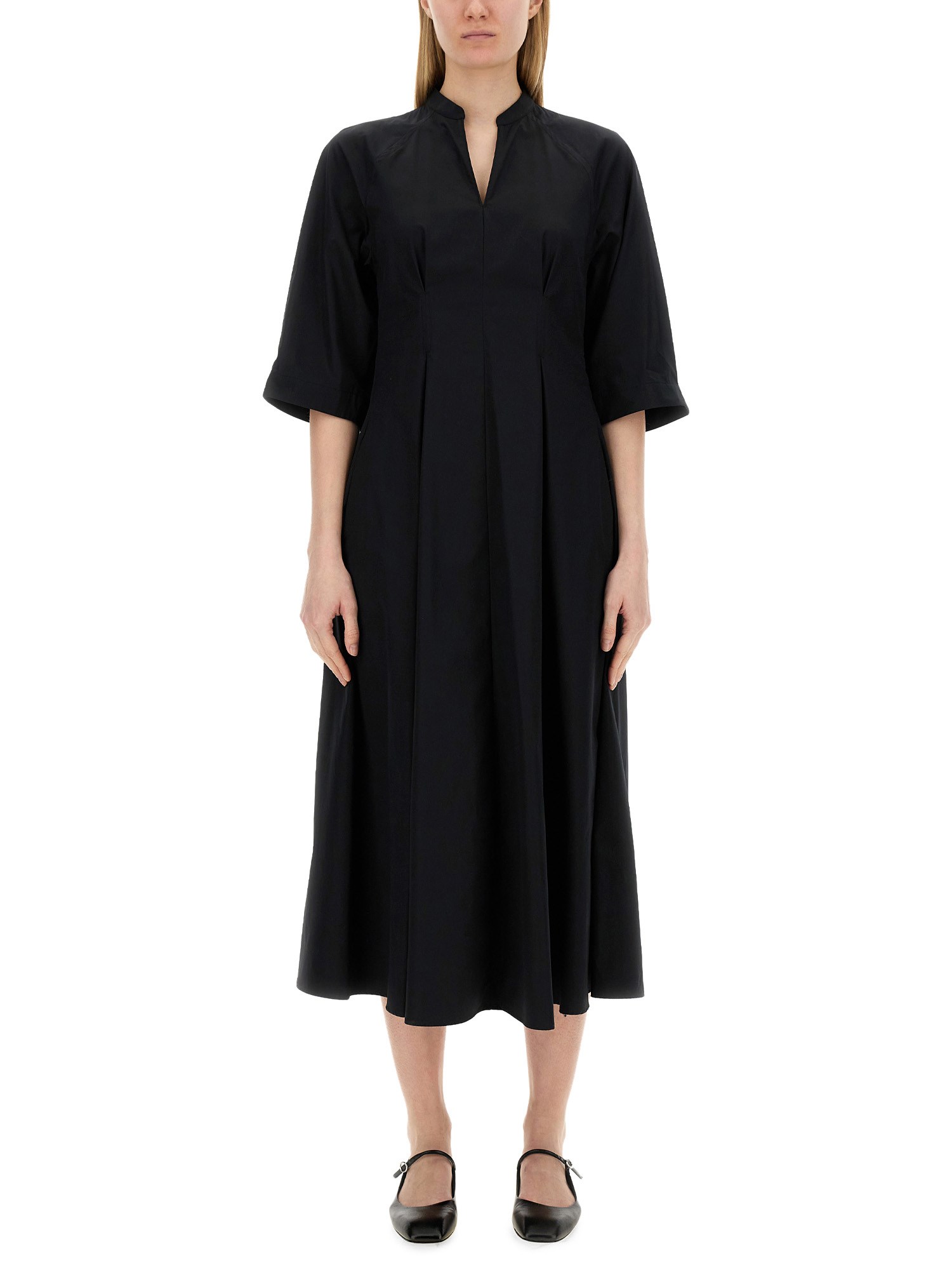 Aspesi Long Dress In Black