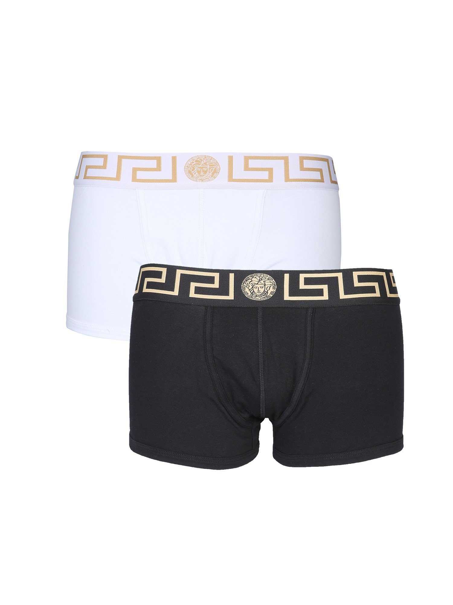 versace pack of two boxer shorts with greek