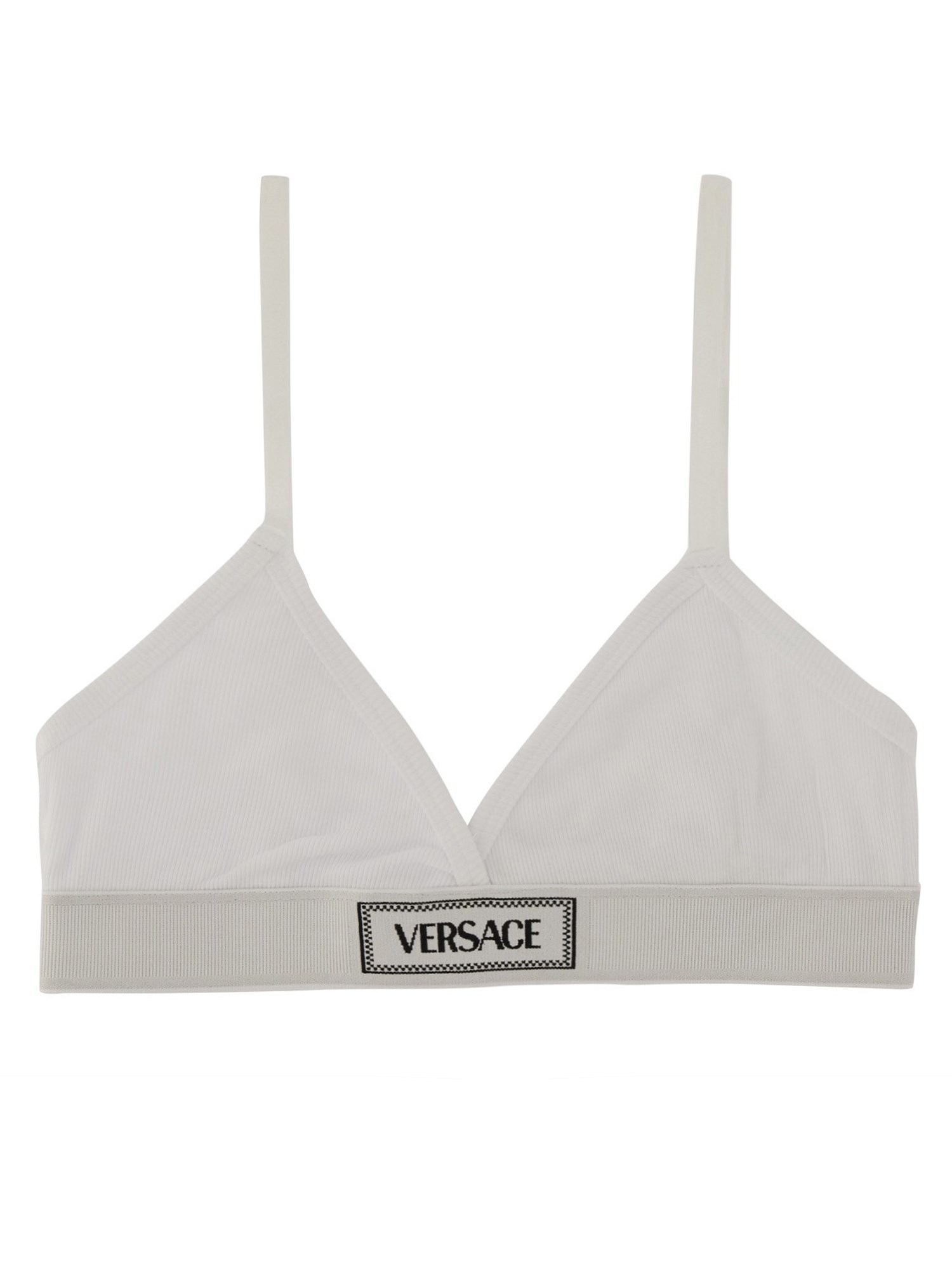 versace bralette with logo