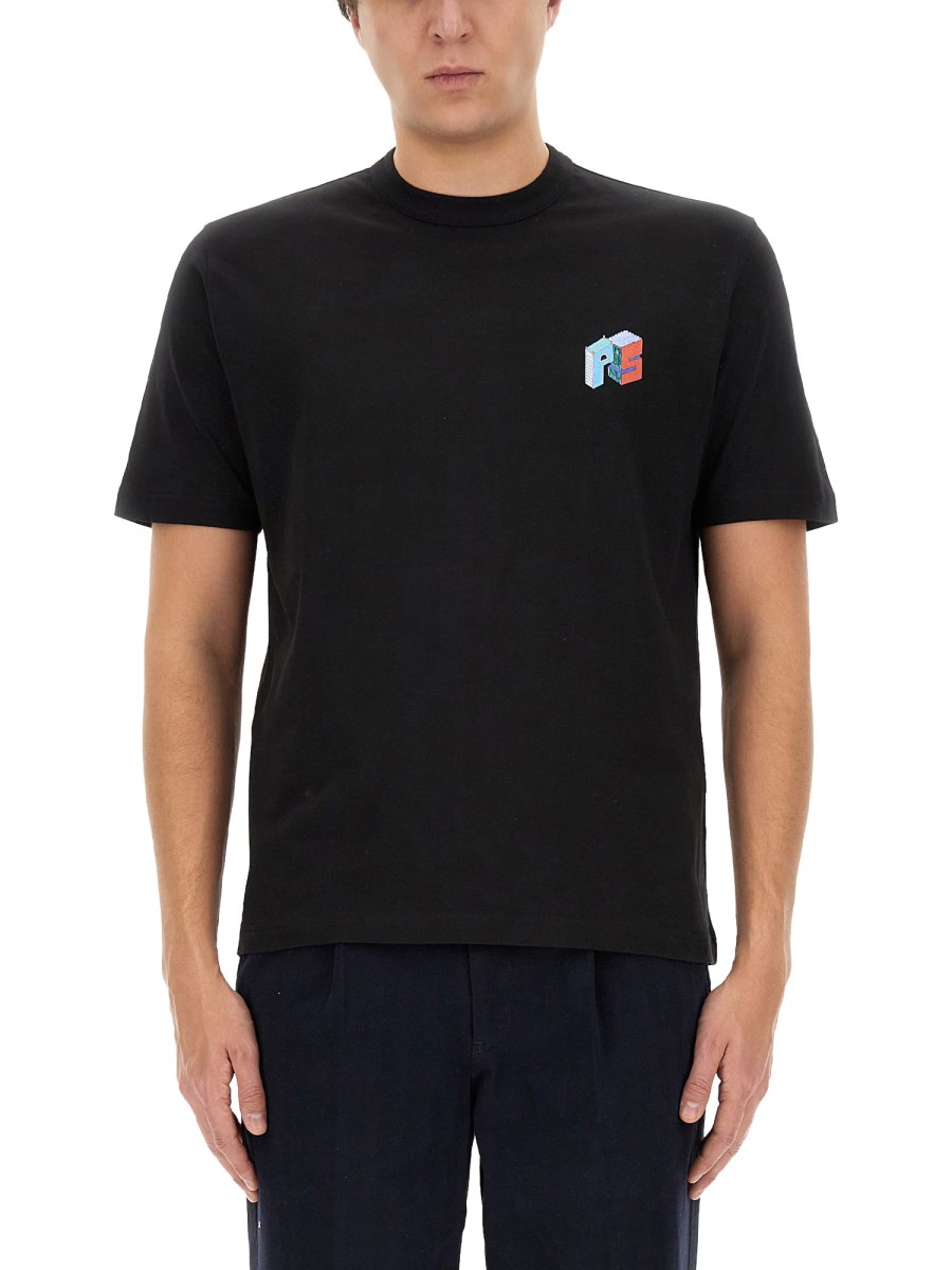 PS BY PAUL SMITH T-SHIRT IN JERSEY DI COTONE CON LOGO